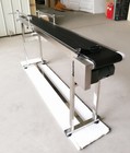 Stainless Steel 5.9'x7.8" Inline Conveyor with Pvc Table Top Belt Flat Conveyor