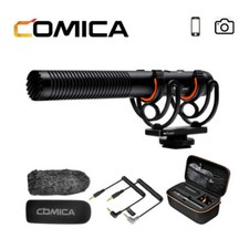 COMICA CVM-VM20 Smart TRRS TRS Mic Super Cardioid Condenser Shotgun Microphone
