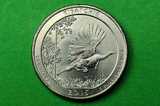 2015-S   BU Mint State ( Kisatchie National Forest ) US National Park Quarter