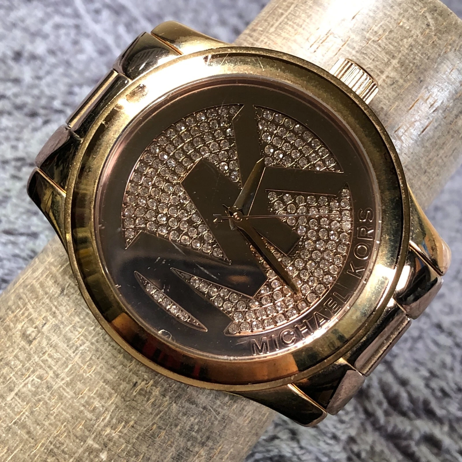 Orologio Michael Kors Runway Donna MK 5661 Quarzo Tono Oro Analogico 44mm 6 1 2"