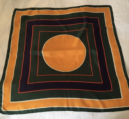 Original Seidentuch von GIVENCHY Op Art grafisch Top! Waschetikett fehlt - Bild 11 von 12