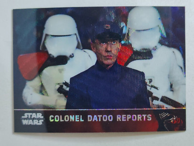 2016 Topps Chrome Refractor Star Wars:The Force Awakens  #86 Colonel Datoo