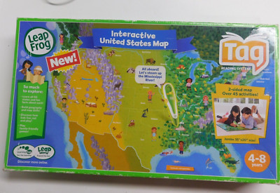 Leapfrog Tag Interactive United States Map, Pen, PLUS 2 Card sets