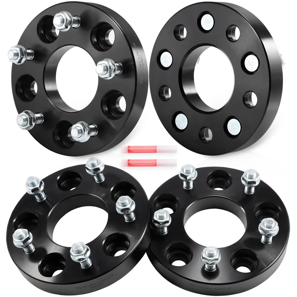 4Pcs 1 inch or 25mm 5x4.75 Wheel Spacers 7/16"x20 For Chevrolet Malibu 1978-1983 - Image 4 of 4