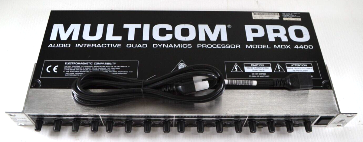MULTICOM PRO BEHRINGER Audio Interactive Quad Dynamics Processor