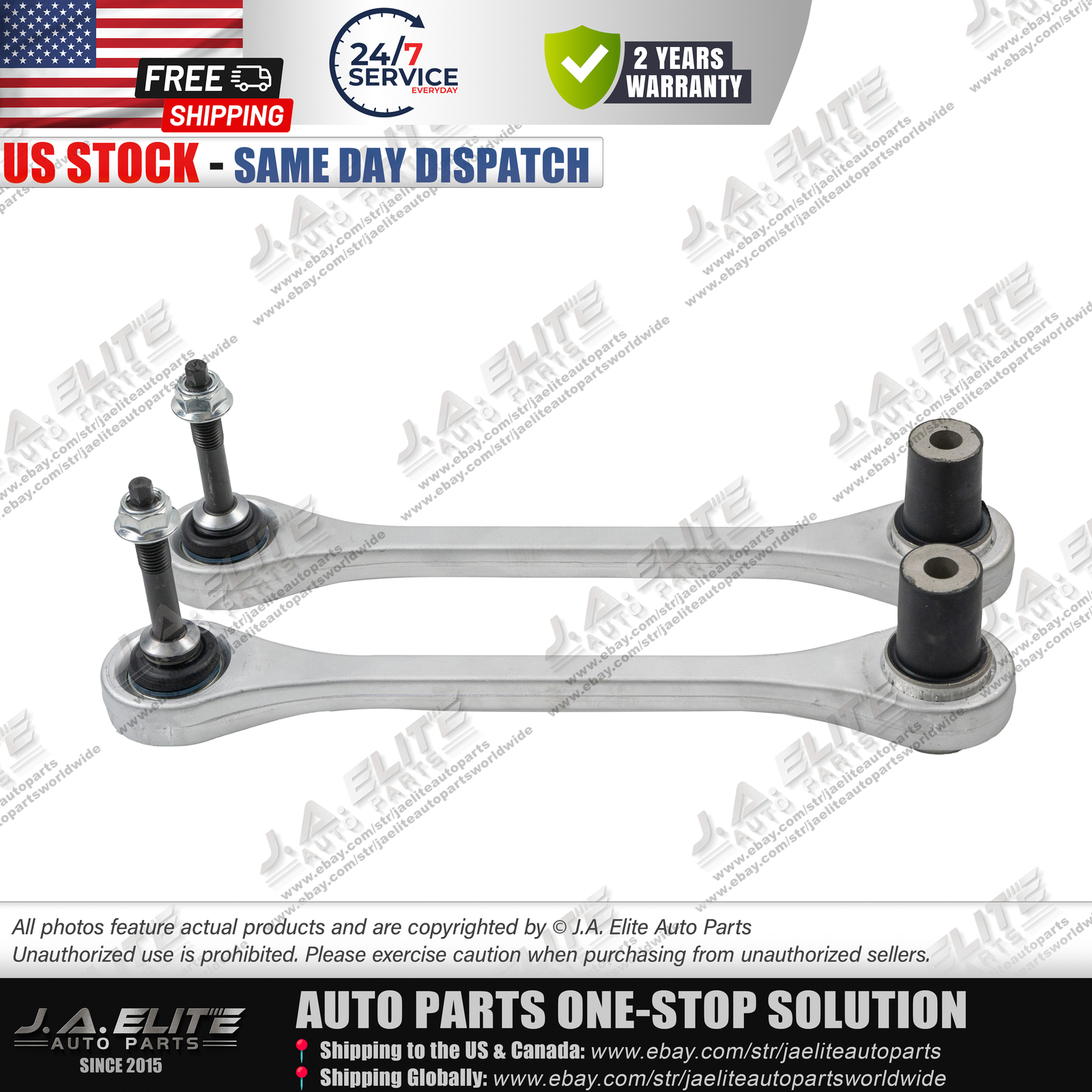 2pcs Rear Track Rod Control Arm fit Bentley Continental Flying Spur, 4E0501529G