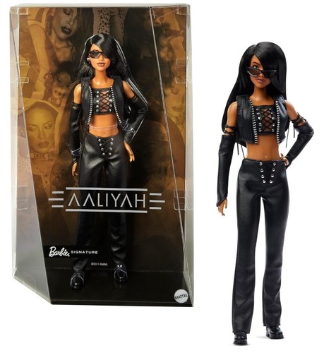 Händler✅ Barbie Signature Aaliyah Sammlerpuppe in Kunstleder-Outfit