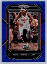 2023 Panini Prizm WNBA Blue Wave Prizm Myisha Hines-Allen #86