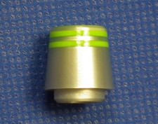 Premium Quality 0.335'' Wood Golf Club Ferrule Silver with 2 Green Rings