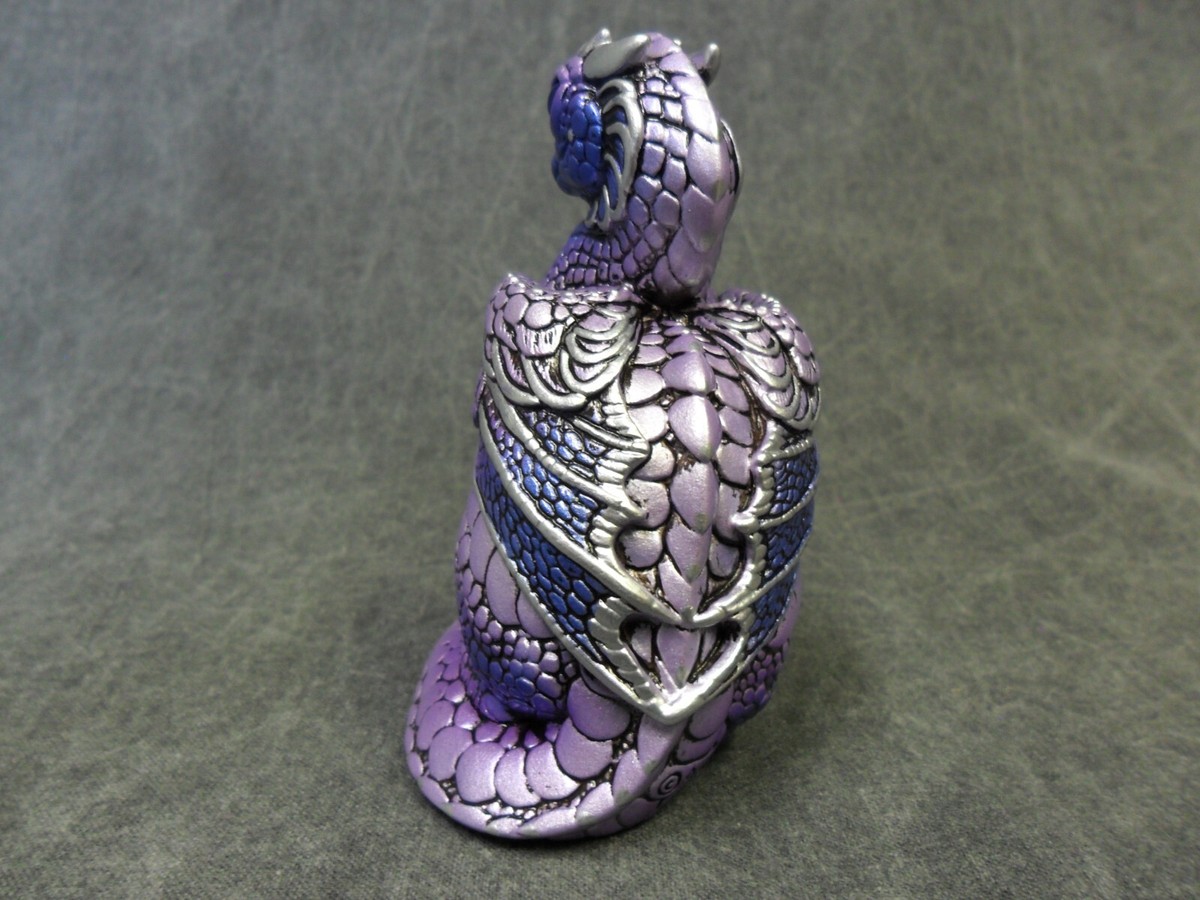 Windstone Editions NEW * Tanzanite Mini Keeper Dragon * Statue