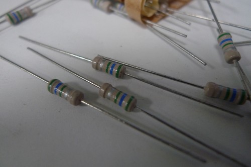 Resistor Metal Film Philips 5% X5 Off Original Vintage Resistors Drop Down Menu - Picture 625 of 657