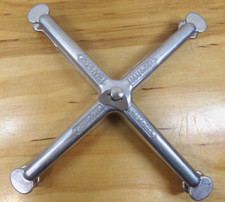 Zephyr Vintage Aluminum Wood Tennis Racquet Press Made in France 10 1/2"