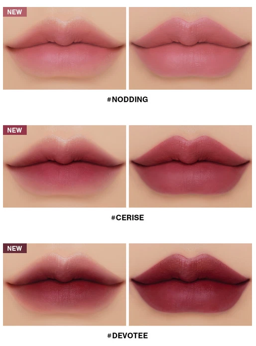 Tinte labial nube 3CE STYLENANDA - COSMÉTICOS COREANOS - VENDEDOR DE EE. UU. - ENVÍO RÁPIDO Foto 2 de 4