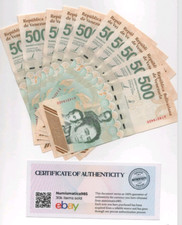 VENEZUELA 500 Digitales x2 2023 CIR  NEW 500 Million Bolívares COA Included.