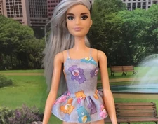 New Barbie Doll Fashionista Clothing Care Bears Gray Tank Top Shirt