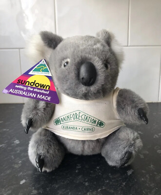 Sundown Australia Rainforestation Kuranda Cairns musikalischer Koala weiches Plüschtier