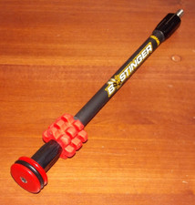 Bee Stinger MicroHex 10" Stabilizer in Matte Black w/Red - B Stinger