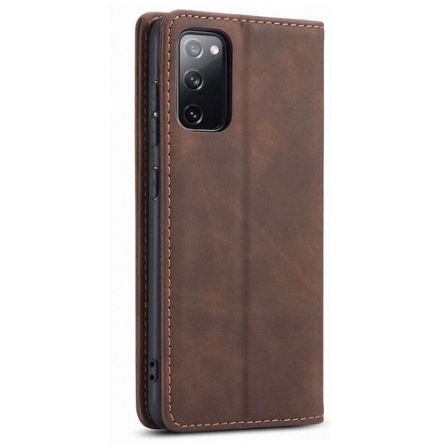 For Samsung Galaxy S20 FE 5G Leather Case Wallet Cover Privacy Screen Protector - Zdjęcie 4 z 47