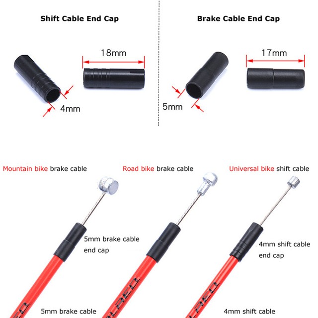 bicycle shifter cable ferrule