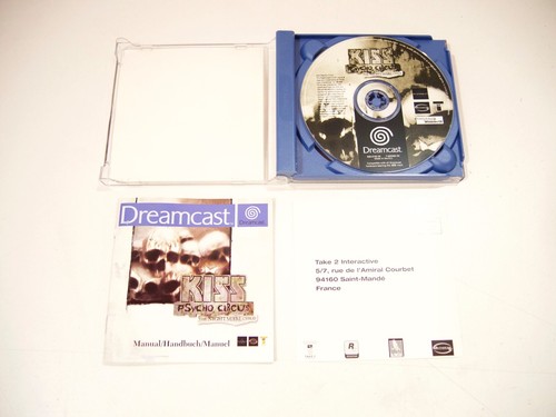Kiss Psycho Circus the Nightmare Child Sega Dreamcast Pal - Photo 3/3