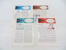 KODAK HANDBOOK NEWS 1958 lot of 4 vintage photography camera newsletters vtg