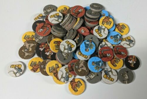 Orleans Board Game Replacement Pieces Tokens Followers Tasty Minstrel Games 2014 - Picture 1 of 11