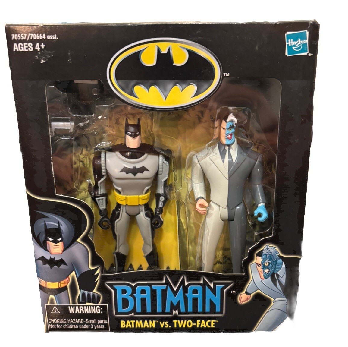 Hasbro Batman the Animated Series Batman vs Two Face Walmart Special Edition NIB