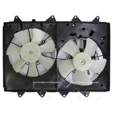 Dual Radiator Condenser Cooling Fan Assembly w/ FCM For 2007-2015 Mazda CX-9