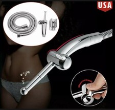 Bathroom Toilet Bidet Shower Douche Sprayer Head Hose Clean Kit Shattaf Handheld