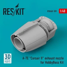 1/48 ResKit RSU48-0189 A-7E "Corsair II" exhaust nozzle for HobbyBoss Kit