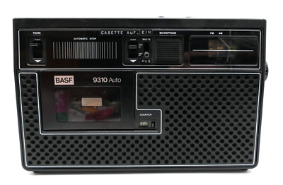 BASF 9310 Automatic Radio Recorder  / Kassette Kofferradio / Funktion getestet^