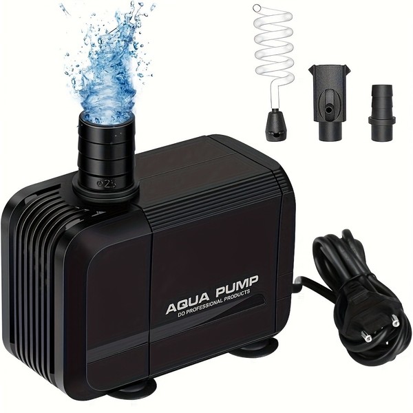 Bomba Sumergible 3000L/H para Agua Dulce y Salada - Multifuncional y Silenciosa