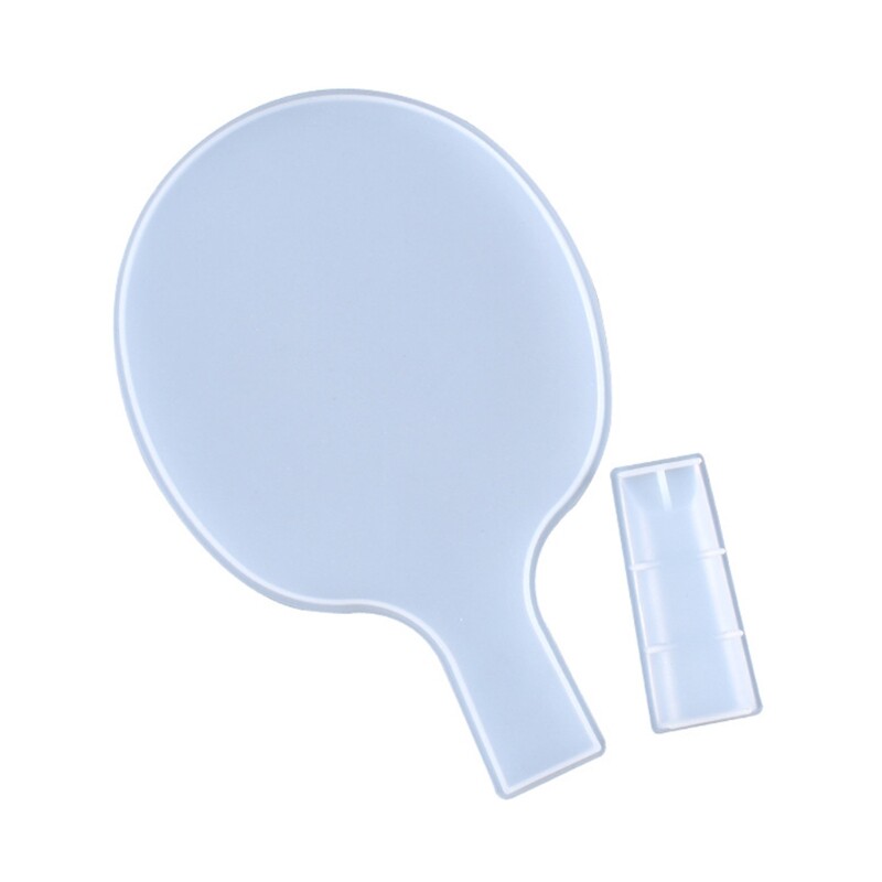 Crystal Epoxy Resin Mold for Racket Casting Silicone Mould DIY