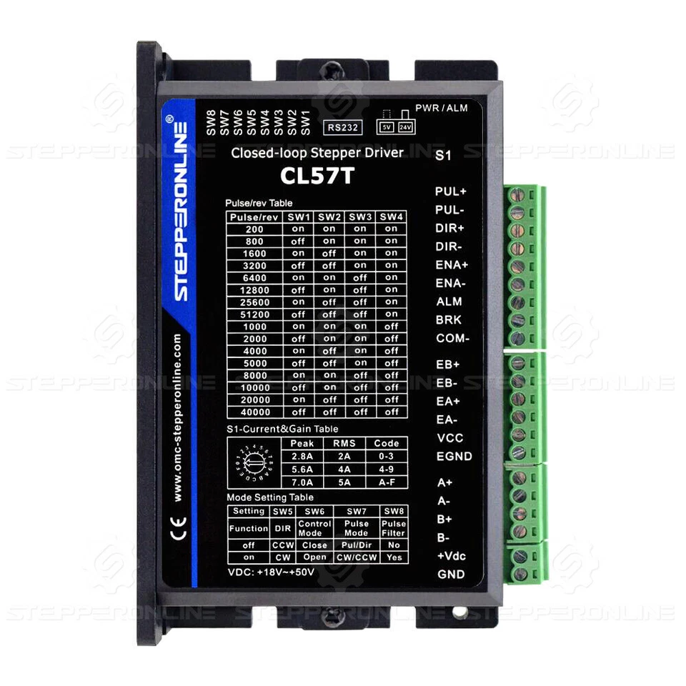 Nema23 Nema34 Closed-loop Schrittmotor 1.2Nm~12Nm Hybrid Servo Driver Kit CNC - Bild 3 von 4