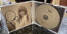 Taylor Swift The Tortured Poets Department CD With Hand Signed Photo W/Heart