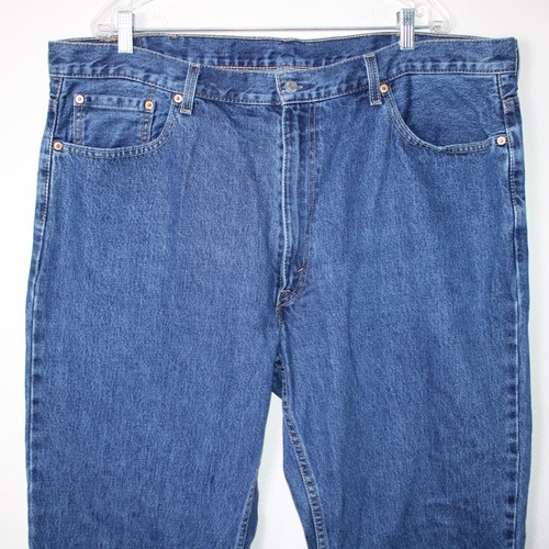 Levi’s Jeans Men’s 550 Blue Denim Pants Zipper Fly 44x30 Red Tab Straight Leg - Picture 5 of 15