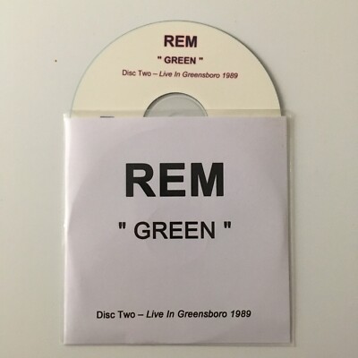 REM - GREEN - LIVE IN GREENSBORO 1989 -PROMO CD