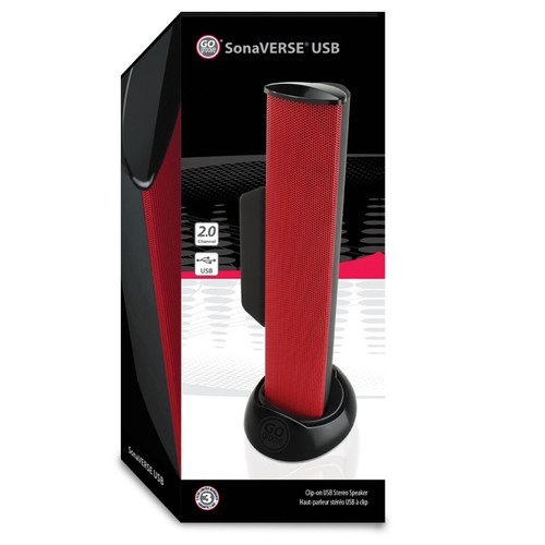 USB Laptop Speaker Bar with 2 High Excursion Drivers & Clip-On Design - 第 9/9 張圖片