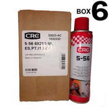 6x Lubrificante Spray CRC 5-56 250ml Olio Sbloccante Protettivo Svita Ruggine