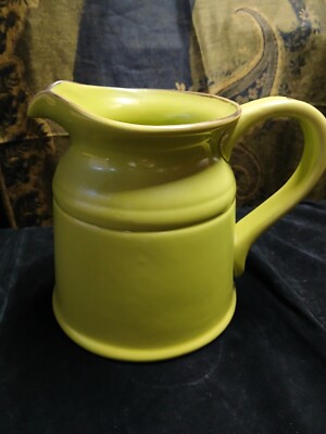 vintage pottery ceramic water pitcher