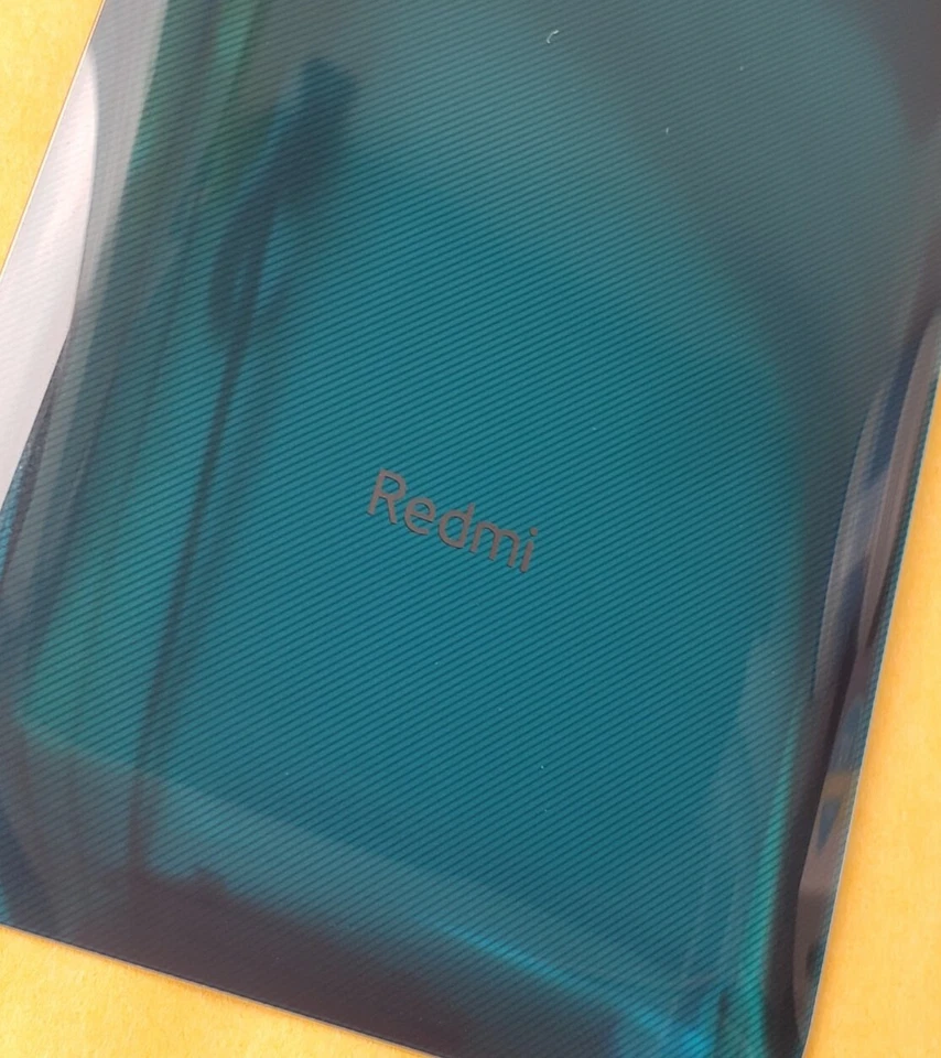 Cubierta de puerta trasera de batería de vidrio verde tropical OEM Xiaomi Redmi Note 9 pro/note 9s Foto 4 de 4