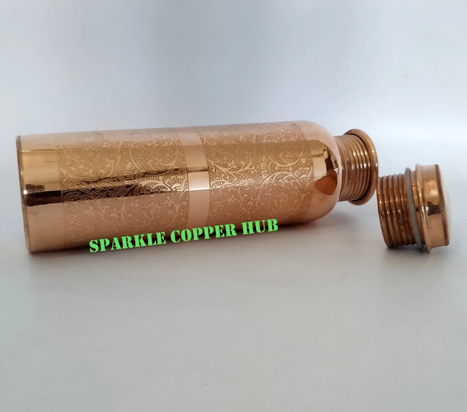 Beautiful Engraved Floral Design Pure Copper Bottle, Housewarming Gifts For Her
Opens in a new windo