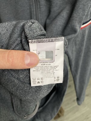 Moncler Maglia Cardigan Zip Pullover Men Size L Designer Large