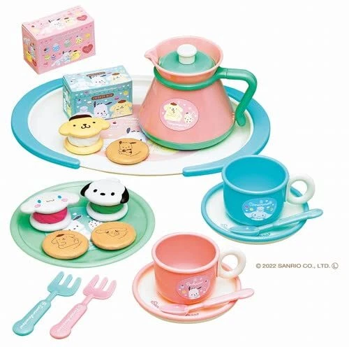 Elc wooden cheap tea set