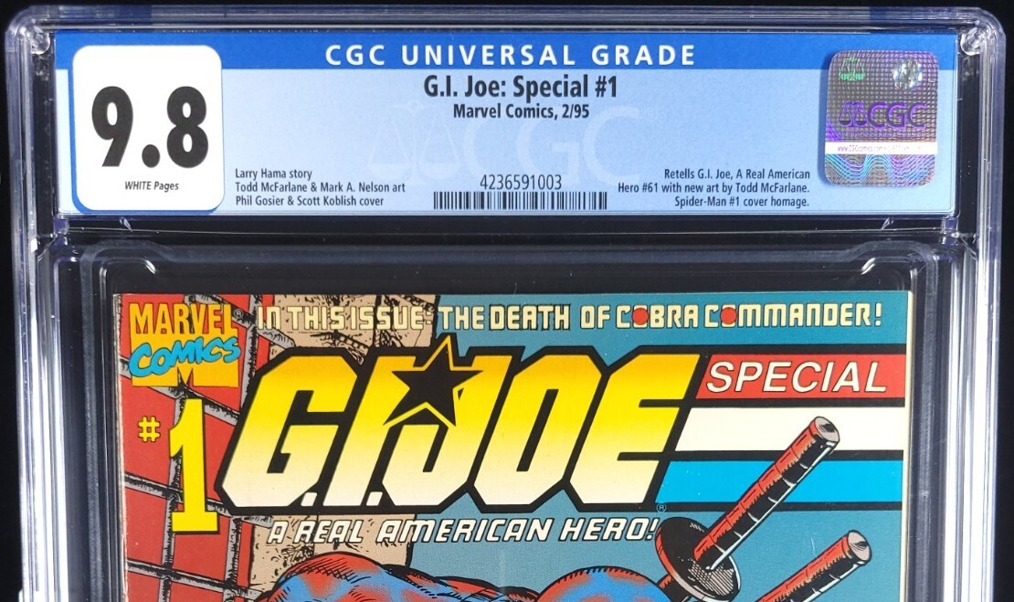 G.I. JOE: SPECIAL #1 (Todd McFarlane art) CGC 9.8 NM/MT Marvel