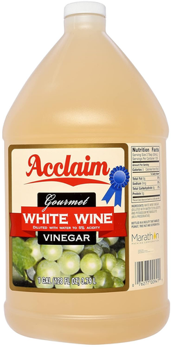 Acclaim Aceto di Vino Bianco Gourmet, 128 once (1 Gallone) - Acidità 5% - Foto 10 di 12