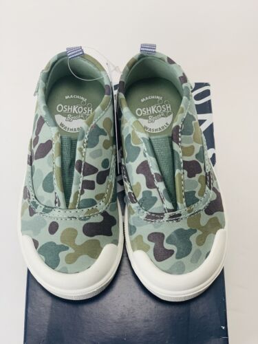 OshKosh B'Gosh Boy's Toddlers Fishar Sneaker, Camo, Size 8 Toddler - Picture 3 of 12
