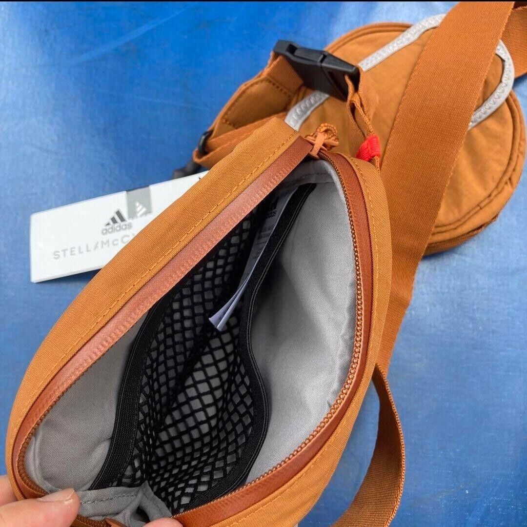 Adidas by Stella McCartney Bum Bag Waist Bag Crossbody Brown Adidas by Stella McCartney Bum Bag Waist Bag Crossbody Brown