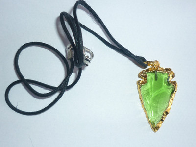 Gioielli Etnici Vintage Ciondolo Punta Di Freccia Indiano - Foto 4