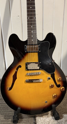 Epiphone Dot Semi-Hollow Electric Guitar Sunburst Maple Body Rosewood Fretboard
